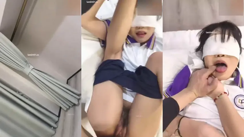 คลิปหลุด น้องปิดตาโกหกว่า นักเรียน หลุดเต็ม จัดเต็ม ห้ามพลาด