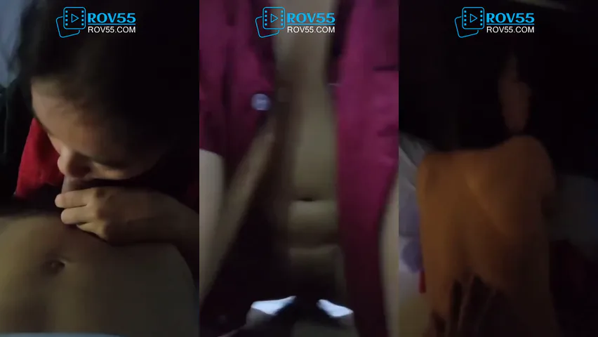 คลิปหลุด สาวอาชีวะอมควยแล้วขย่มเย็ดให้แฟนในหอพัก