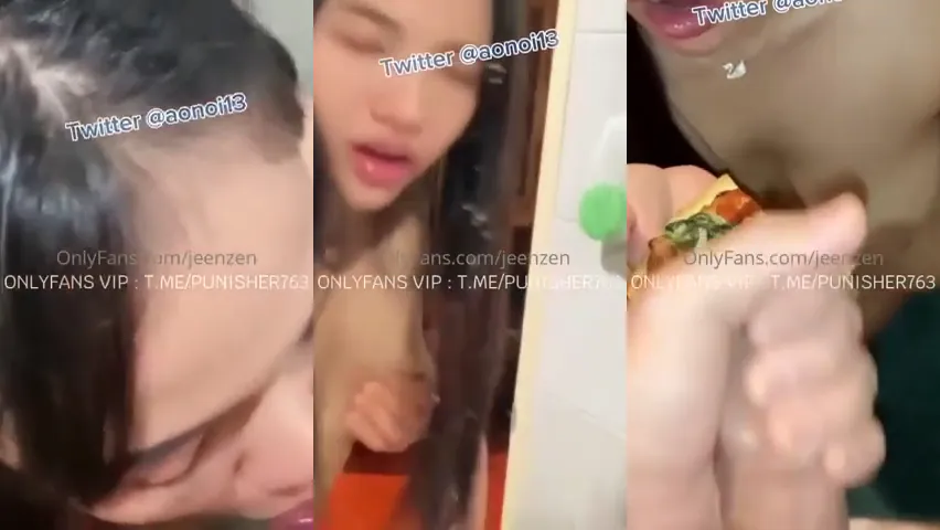 คลิปหลุด น้องส้ม อมควยสุดเสียว ในห้องน้ำ